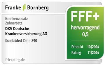 Testurteil Franke Bornberg: Hervorragende Zahn Zusatzversicherung ( Franke & Bornberg 11/2024)